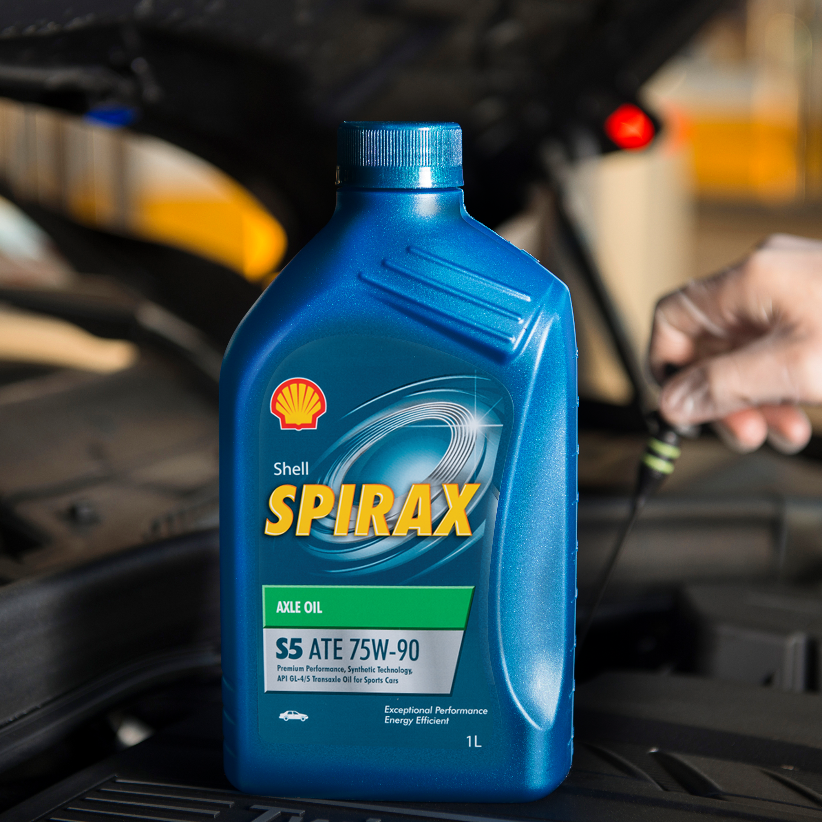 Трансмісійна олива Shell Spirax S5 ATE 75W-90 — передня етикетка