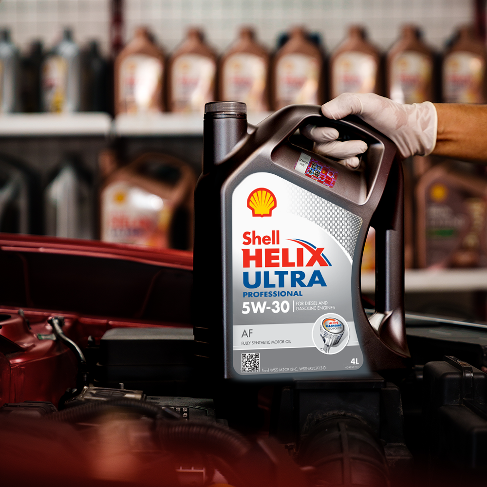 Моторна олива Shell Helix Ultra Professional AF 5W-30, 5 л — упаковка